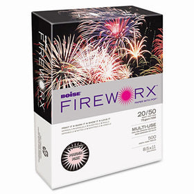 Boise Fireworx Color Copy/Laser Paper, 20 lb, Letter Size (8.5 x 11), Powder Pink, 500 Sheets (MP2201-PK)