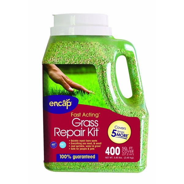 Encap 10251-6/10754-6 Sun Shade Grass Repair Kit Jug, 5.85 Pounds, 400-Square Feet Covers