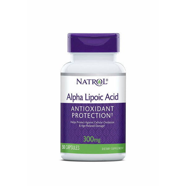 Natrol Alpha Lipoic Acid 300mg Capsules, 50 Count (Pack of 3)