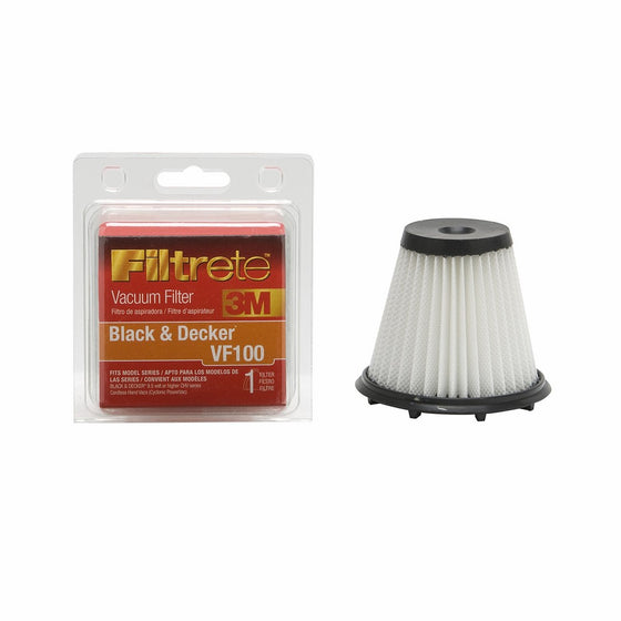 3M Filtrete Black & Decker VF100 Allergen Vacuum Filter - 1 filter