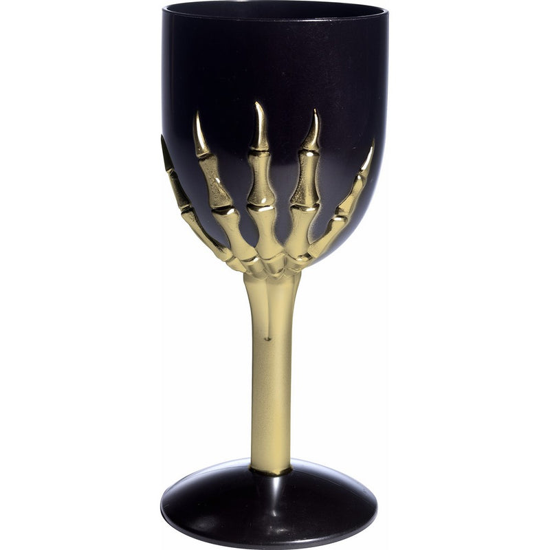 Halloween Gothic Black Wine Glass Goblet