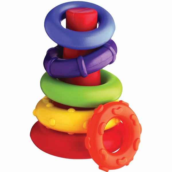 Playgro 4011455 Rock N Stack Toy (Rainbow) for baby infant toddler children