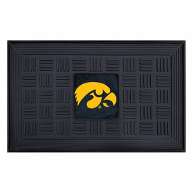 FANMATS NCAA University of Iowa Hawkeyes Vinyl Door Mat