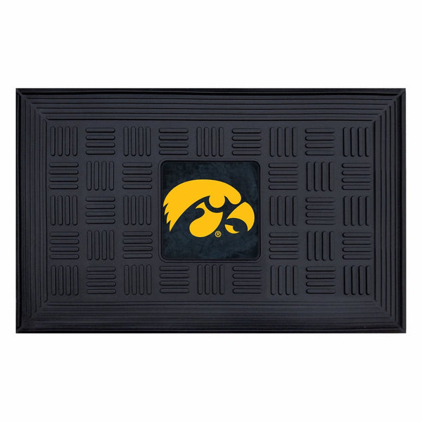FANMATS NCAA University of Iowa Hawkeyes Vinyl Door Mat