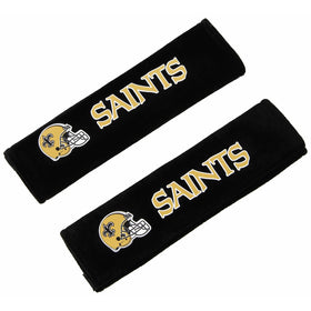 NFL New Orleans Saints Seat Belt Pad (Pack of 2)