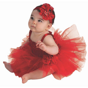 Rubie's Newborn Ladybug Tutu Dress, Red, 6-9 Months