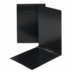Smead Pressboard Report Cover, Metal Prong with Compressor, Top Fastener, 350 Sheets/3" Capacity, 11" x 17", Black, 10 per Box (81179)