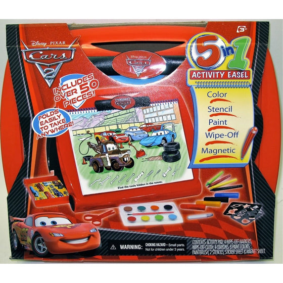 Tara Toy Cars2 5-in-1 Activity Easel