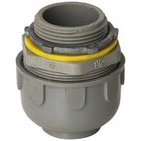 Morris 21816 Liquid Tight Connector, Straight, Non-Metallic, 1-1/4" Thread Size
