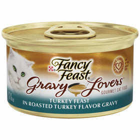 Purina Fancy Feast Gravy Lovers Wet Cat Food - (24) 3 oz. Cans