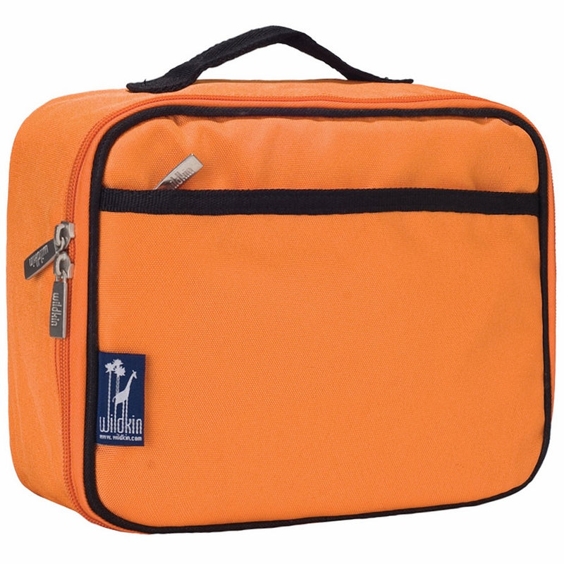 Lunch Box, Wildkin Lunch Box, Insulated, Moisture Resistant, and Easy to Clean with Helpful Extras for Quick and Simple Organization, Ages 3, Perfect for Kids or On-The-Go Parents – Bengal Orange