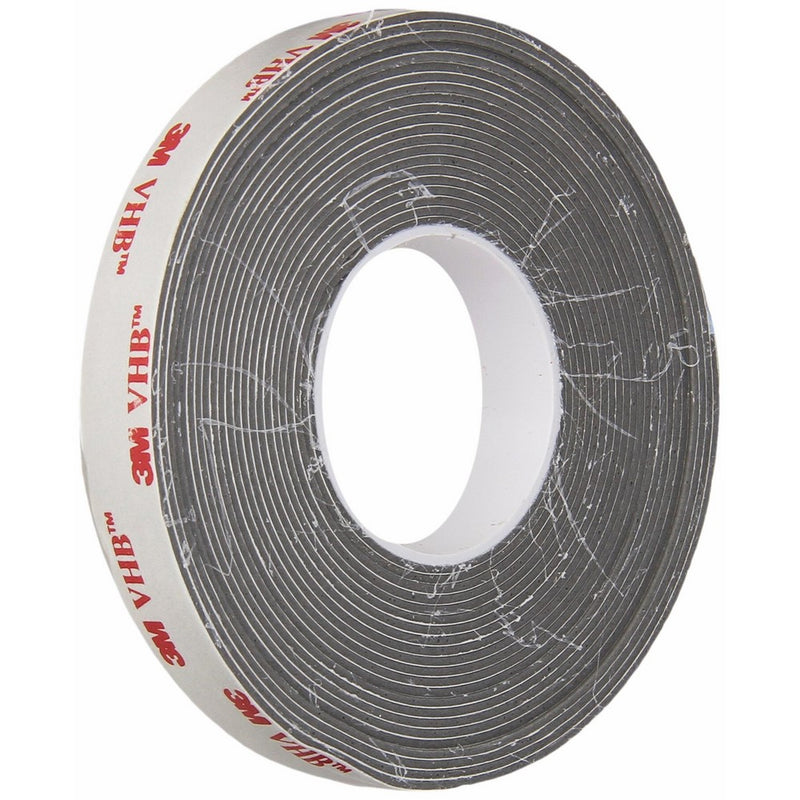 3M VHB Tape 4941, 0.5 in width x 5 yd length (1 Roll)