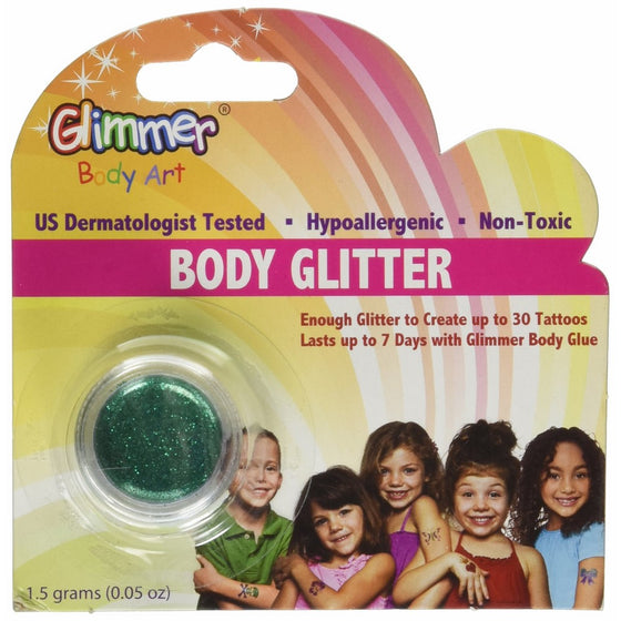 Glimmer Body Art Green Body Glitter Party Accessory