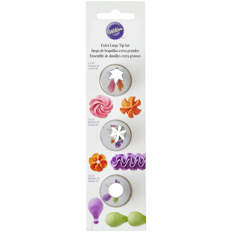 Wilton 418-1704 Icing Tip Set, X-Large