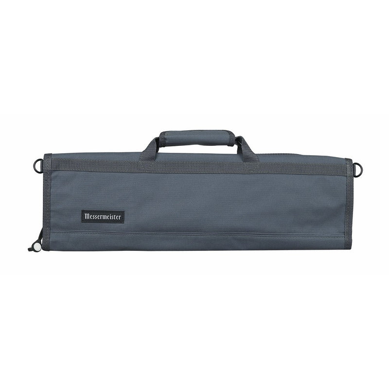 Messermeister 8-Pocket Padded Knife Roll, Gray