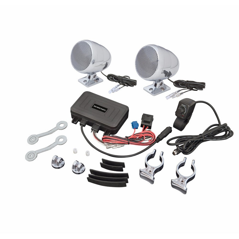 Big Bike Parts Waterproof Bluetooth Sound System Complete with Speakers