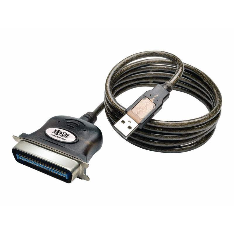 TRIPP LITE USB to Parallel Printer Adapter Cable USB-A to Centronics 10-Feet (U206-010)