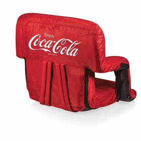 PICNIC TIME Coca-Cola Ventura Portable Reclining Stadium Seat