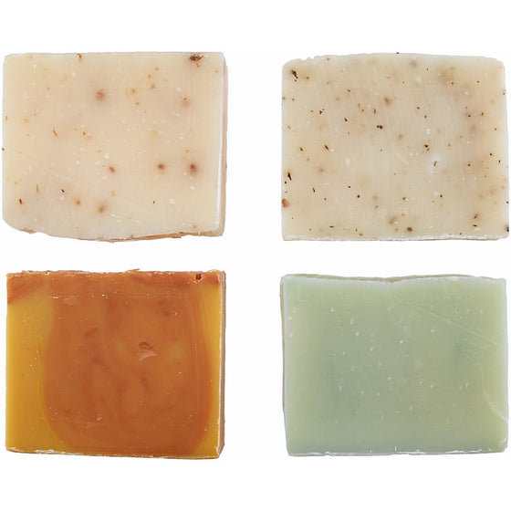 Soap Top 4 Wellness Kit - All Natural ingredients and 100% Pure Essential oils - Lavender, Patchouli, Peppermint, Tea Tree