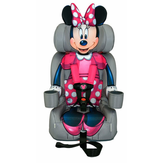 KidsEmbrace Minnie Mouse Booster Car Seat, Disney Combination Seat, 5 Point Harness, Pink, 3001MIN