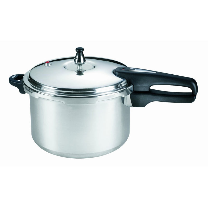Mirro 92180A Polished Aluminum 10-PSI Pressure Cooker Cookware, 8-Quart, Silver