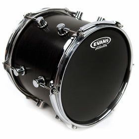 Evans Resonant Black Drumhead, 12 Inch
