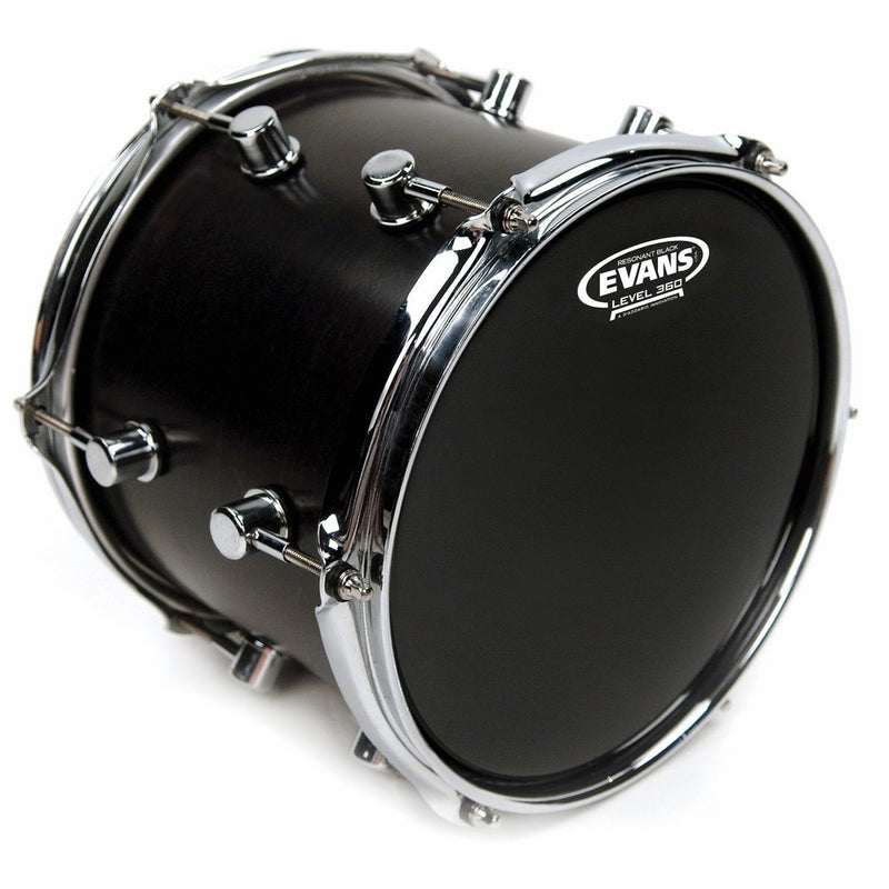 Evans Resonant Black Drumhead, 12 Inch