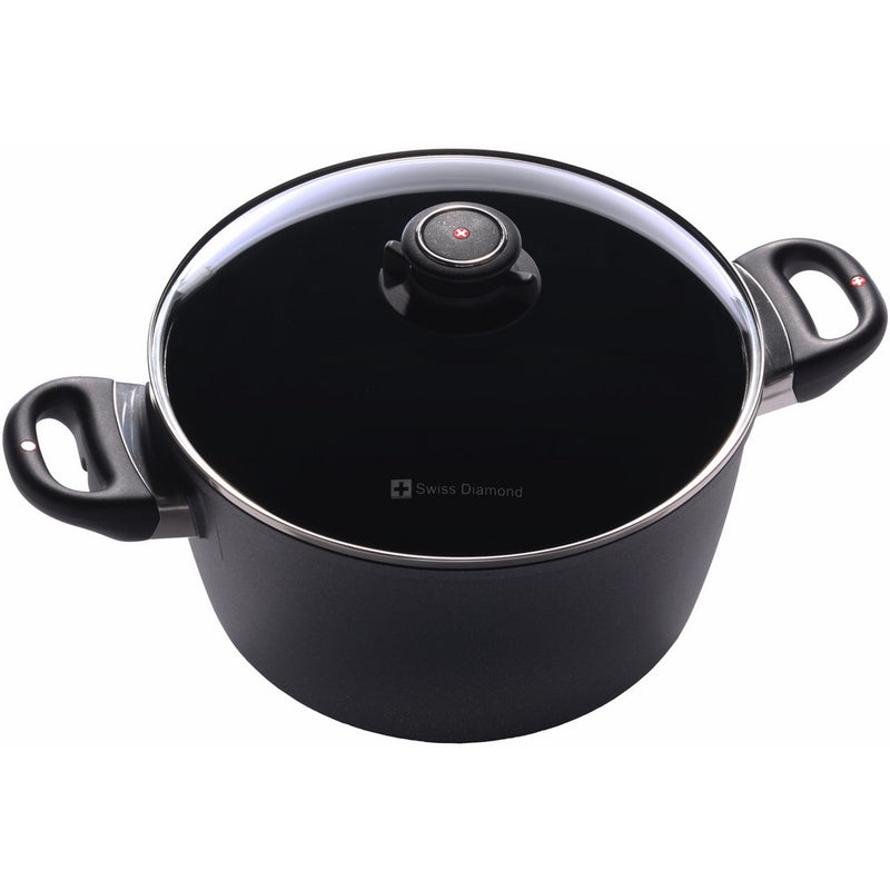 Swiss Diamond Induction Nonstick Soup Pot - 5.5 qt (10")