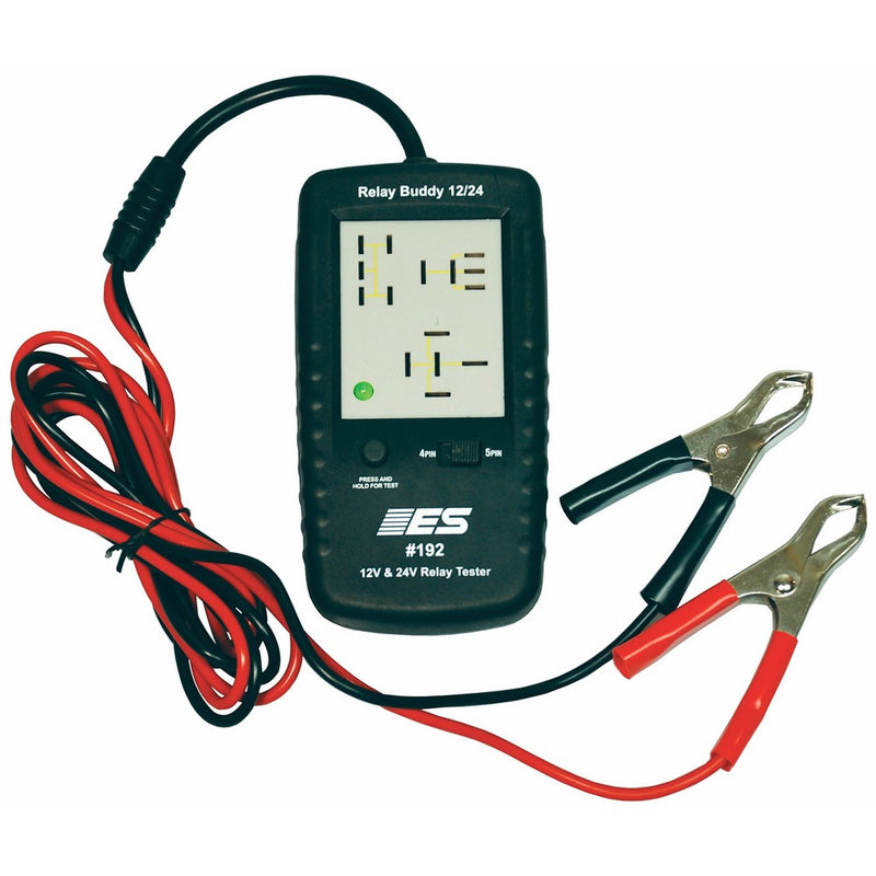 Electronic Specialties 192 Black 2.5" x 5" 12/24V Diagnostic Relay Buddy