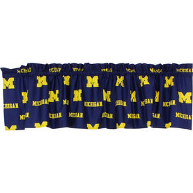College Covers Michigan Wolverines Printed Curtain Valance, 84 by 15"