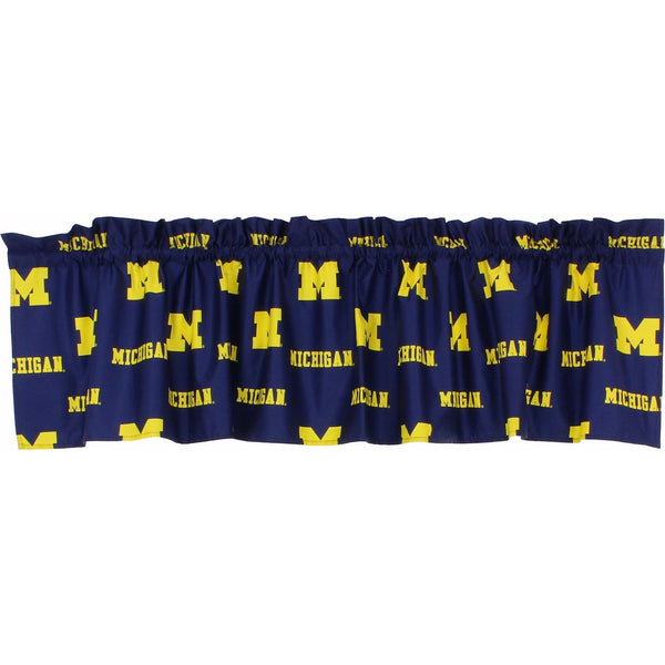 College Covers Michigan Wolverines Printed Curtain Valance, 84 by 15"