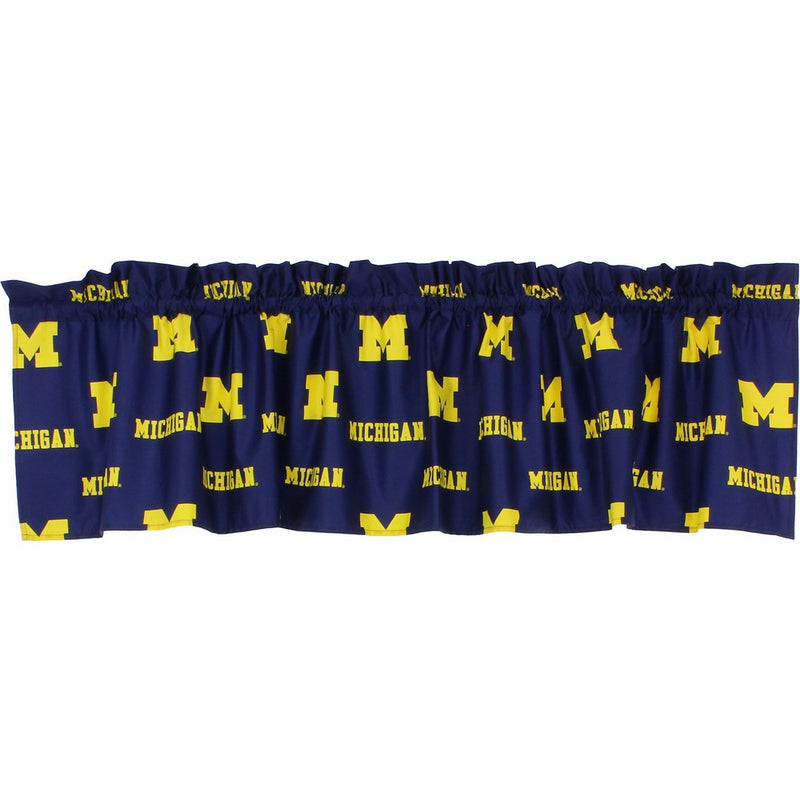 College Covers Michigan Wolverines Printed Curtain Valance, 84 by 15"