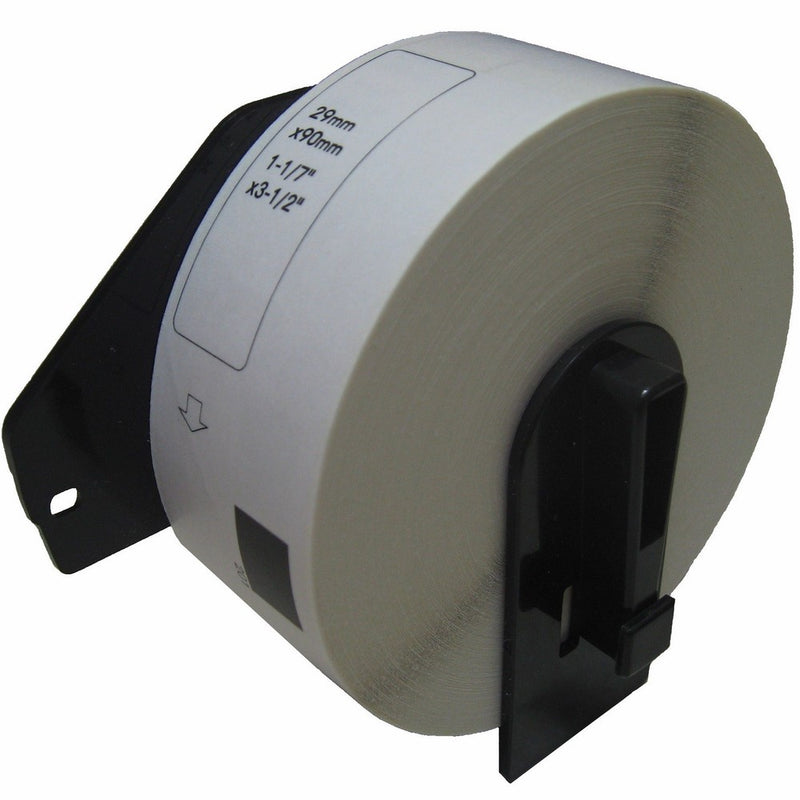 Brother DK-1201 Compatible 1-1/7" x 3-1/2" White Labels.(1 Roll)