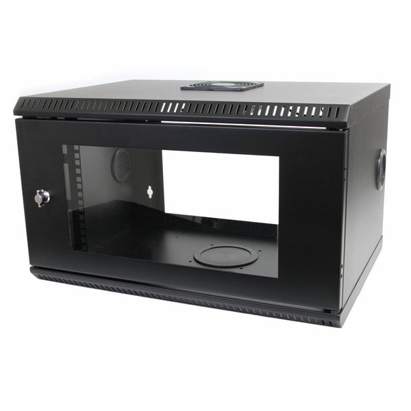 StarTech.com 6U 19-Inch Wall Mount Server Rack Cabinet with Acrylic Door RK619WALL (Black)