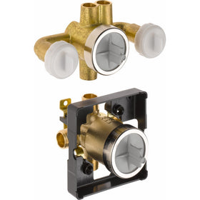 Delta R18000-XO Jetted Shower Rough-In Valve with Extra Outlet 6-Setting
