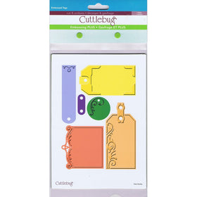 Provo Craft Cuttlebug Plus Embossing Folders, Embossed Tags