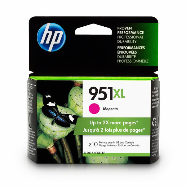 HP CN047AN#140 951XL Ink Cartridge, Magenta High Yield (CN047AN) for Officejet Pro 251, 276, 8100, 8600, 8610, 8620, 8625, 8630
