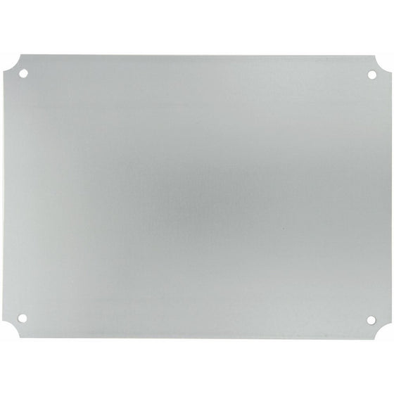 BUD Industries NBX-10987 Steel Internal Panel, 14-19/64" Length x 10-25/64" Width x 3/64" Thick, for NEMA Box