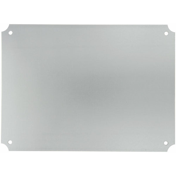 BUD Industries NBX-10987 Steel Internal Panel, 14-19/64" Length x 10-25/64" Width x 3/64" Thick, for NEMA Box