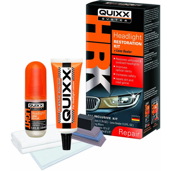 Quixx 00084-US Headlight Restoration Kit and Sealer