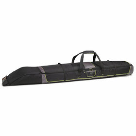 High Sierra Single Fully Padded Adjustable Ski Bag Backpack Black/Charcoal/Chartreuse One Size