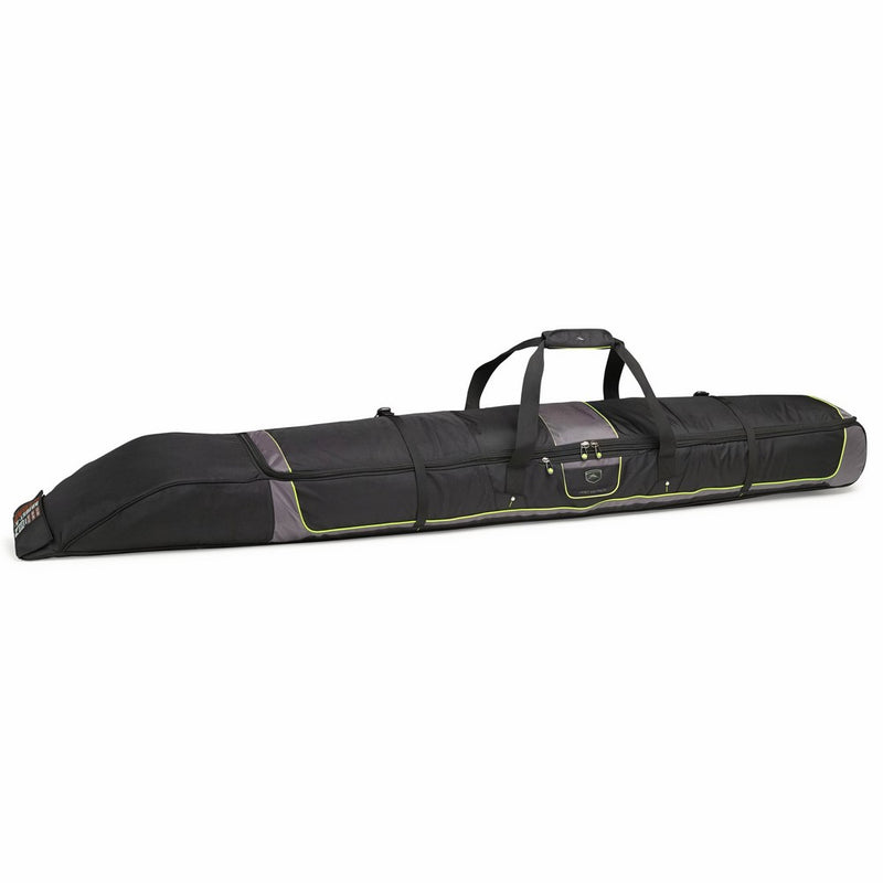 High Sierra Single Fully Padded Adjustable Ski Bag Backpack Black/Charcoal/Chartreuse One Size