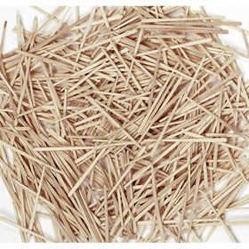 Chenille Kraft 369001 Flat Wood Toothpicks, Wood, Natural, 2500/Pack (CKC369001) (CK-369001)