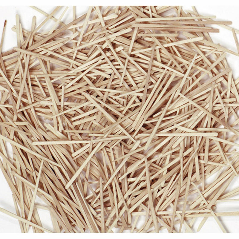 Chenille Kraft 369001 Flat Wood Toothpicks, Wood, Natural, 2500/Pack (CKC369001) (CK-369001)