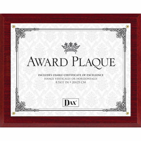 DAXN1581MT - DAX Mahogany Award Plaque