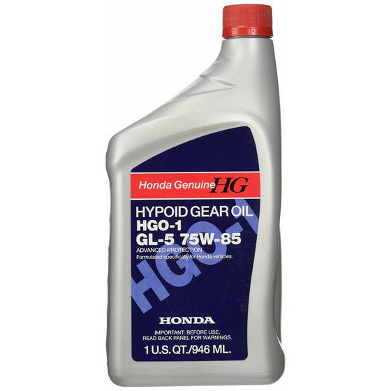 Genuine Honda 08200-9014 Hypoid Gear Oil Hgo-1 Gl-5 75W-85