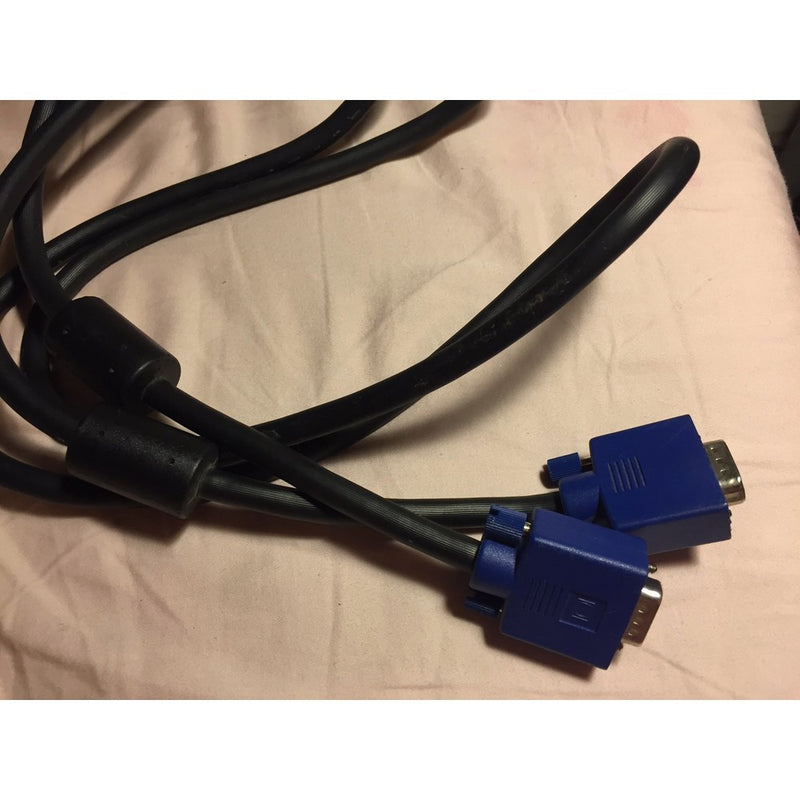 5 FT SVGA VGA Monitor Male to Male Extension Cable ,Blue