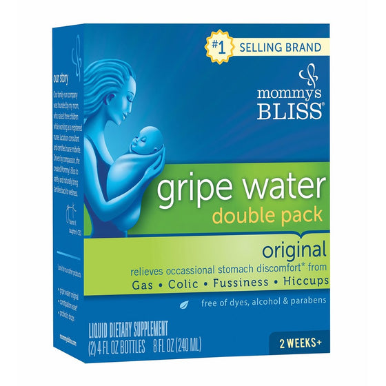 Mommy's Bliss Gripe Water 4-Ounce Bottles (Pack of 2)