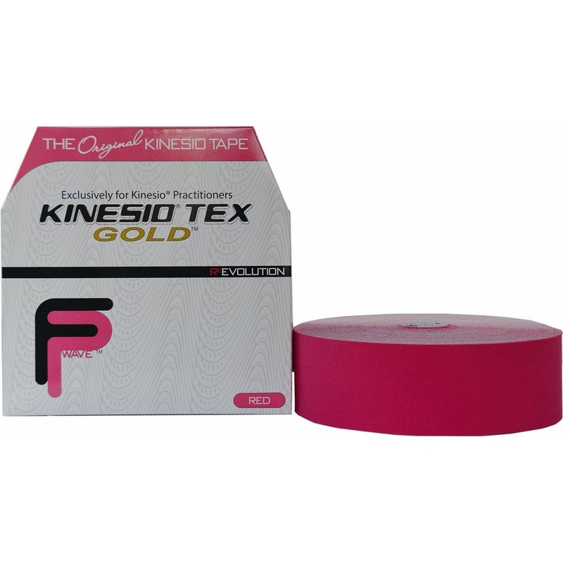 2" Kinesio Tex Gold W/R Red FP Bulk