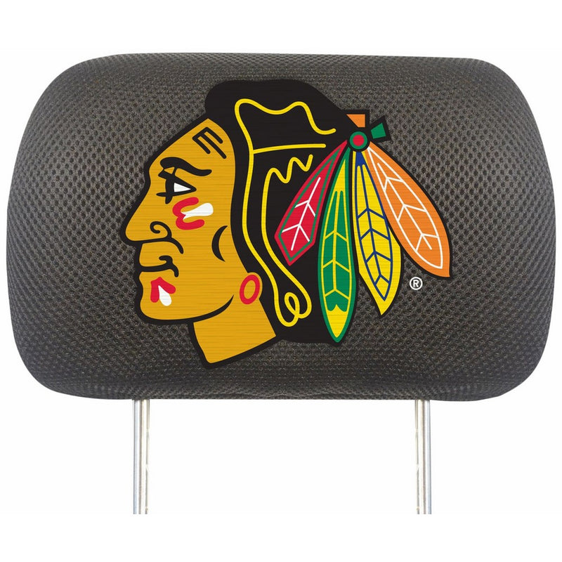 FANMATS NHL Chicago Blackhawks Polyester Head Rest Cover